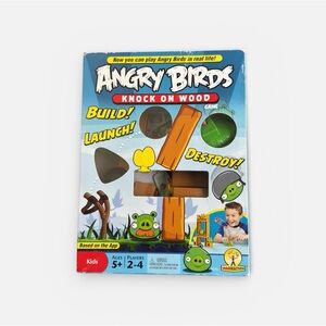 Angry Birds Knock On Wood 3-D Stackable Game Set